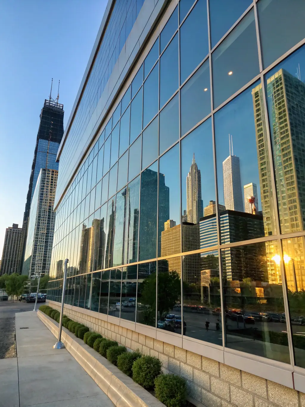A modern office building with multiple floors and large windows, representing a commercial property financed through Mortgage Gateway.